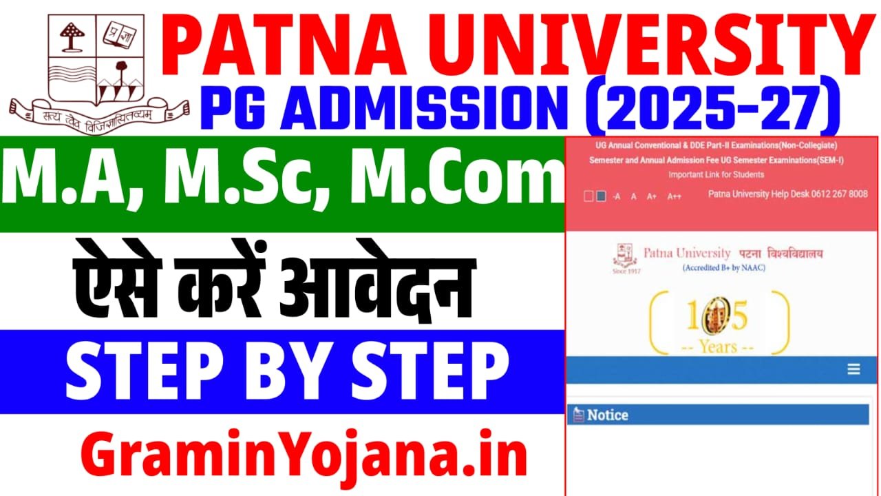 Patna University PG Admission 2025